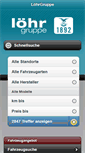Mobile Screenshot of m.loehrgruppe.de