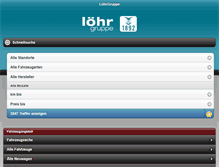 Tablet Screenshot of m.loehrgruppe.de